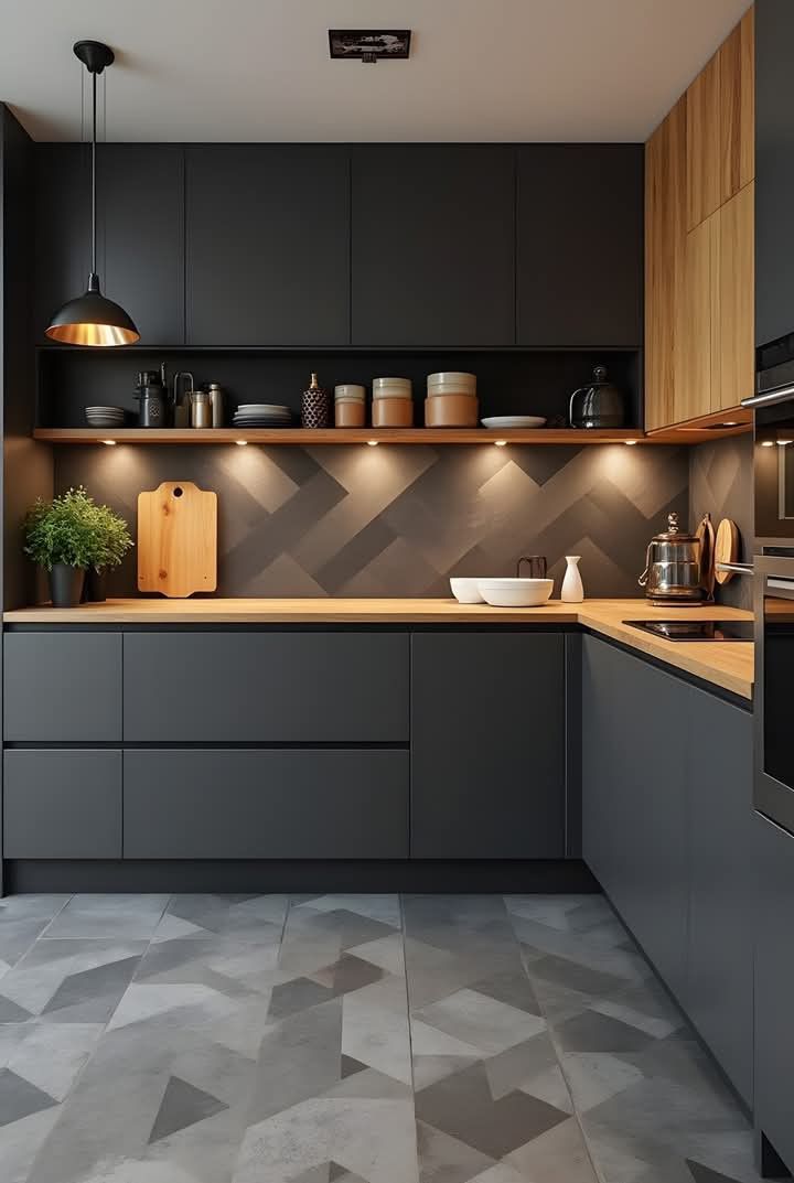 Contemporary Kitchen Interiors with Innovative Lighting image 5