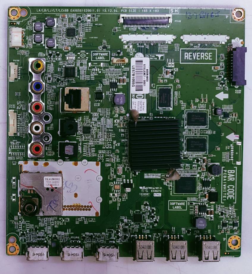 LG 32LF581B LED TV MOTHER BOARD PART NUMBER 80064902 572L0357-0001 LE57B1055G  image 3