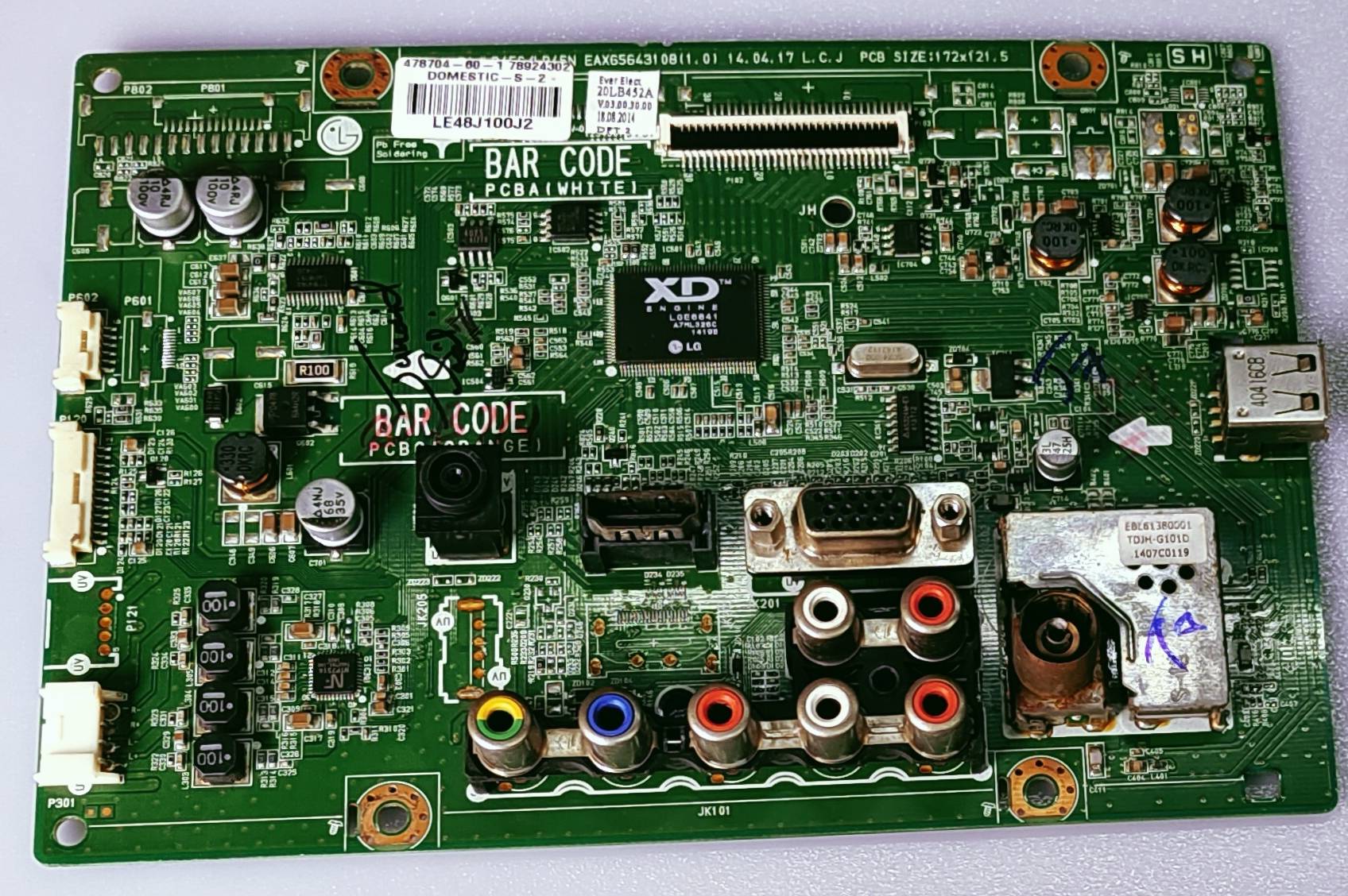 LG Android Led Tv 20LB452A Mother Board, LG Android Led Tv 20LB452A Main Board, LG Android Led Tv 20LB452A Main PCB Board, image 4