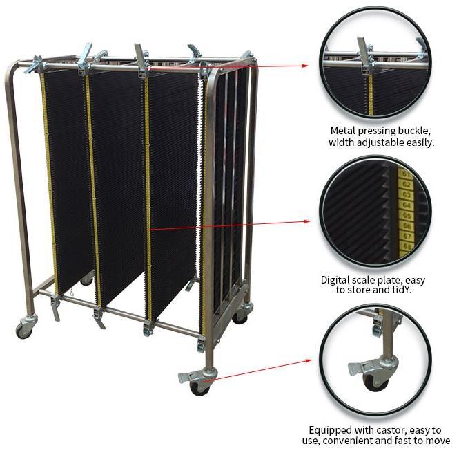 ESD PCB STORAGE TROLLEY- ESD 06 LT image 3