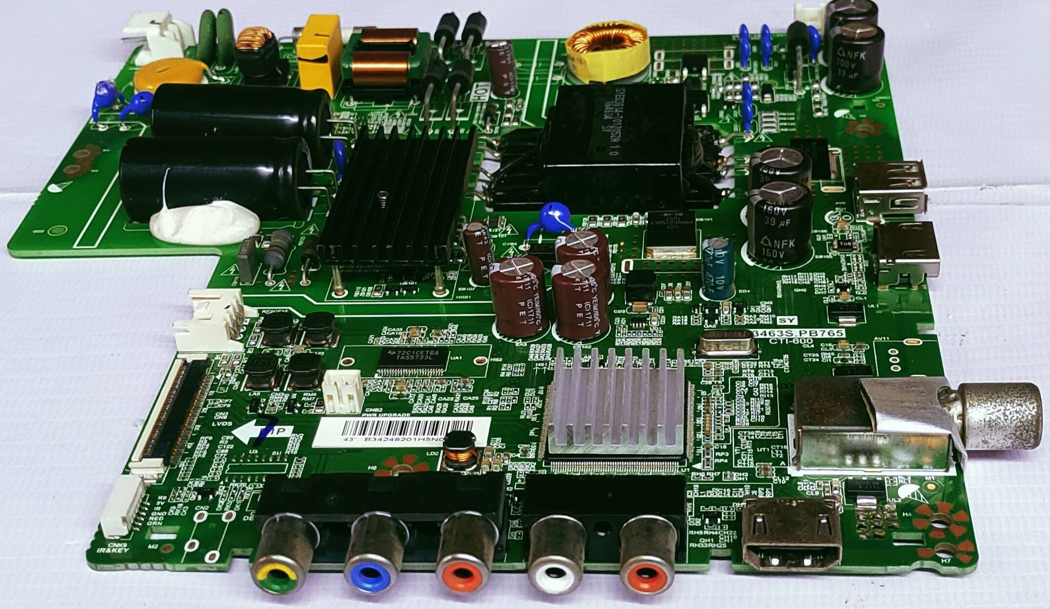 LG 43LJ500T  MOTHER BOARD, #wb35 image 5