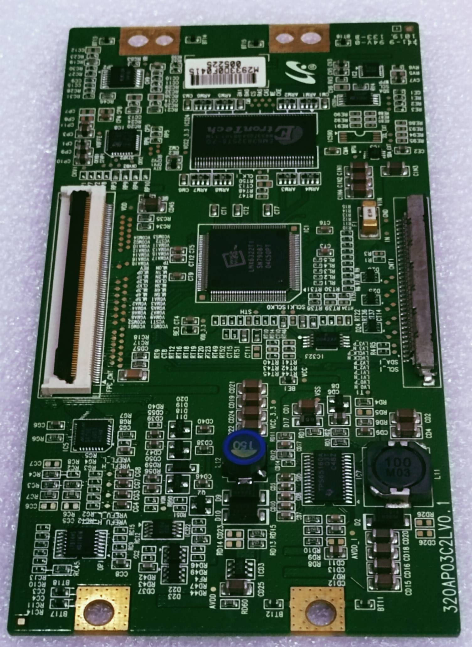 SANSUI LCDTCSL32HBM LED TV TCON PART NUMBER 320AP03C2LVO.1 image 5