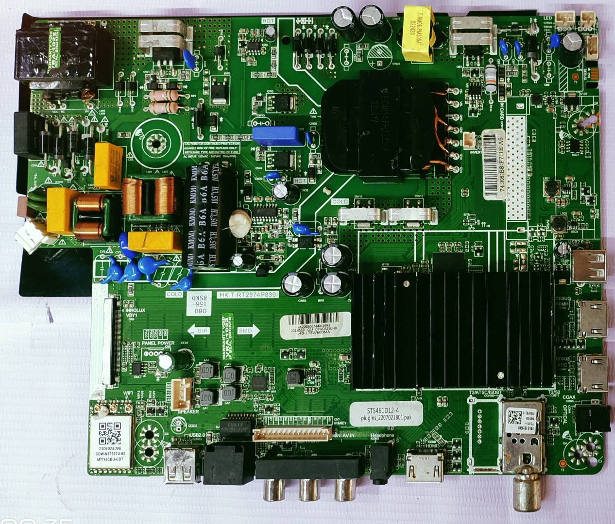 HYUNDAI HY5500IWOS Android Main Board, Mother Board #wb22 image 3