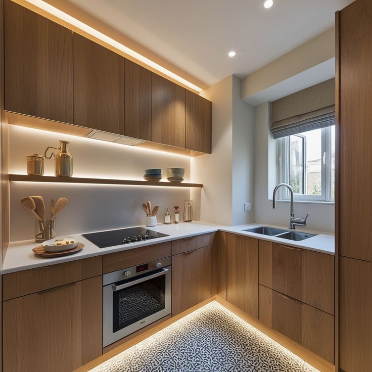 Contemporary Kitchen Interiors with Innovative Lighting image 2