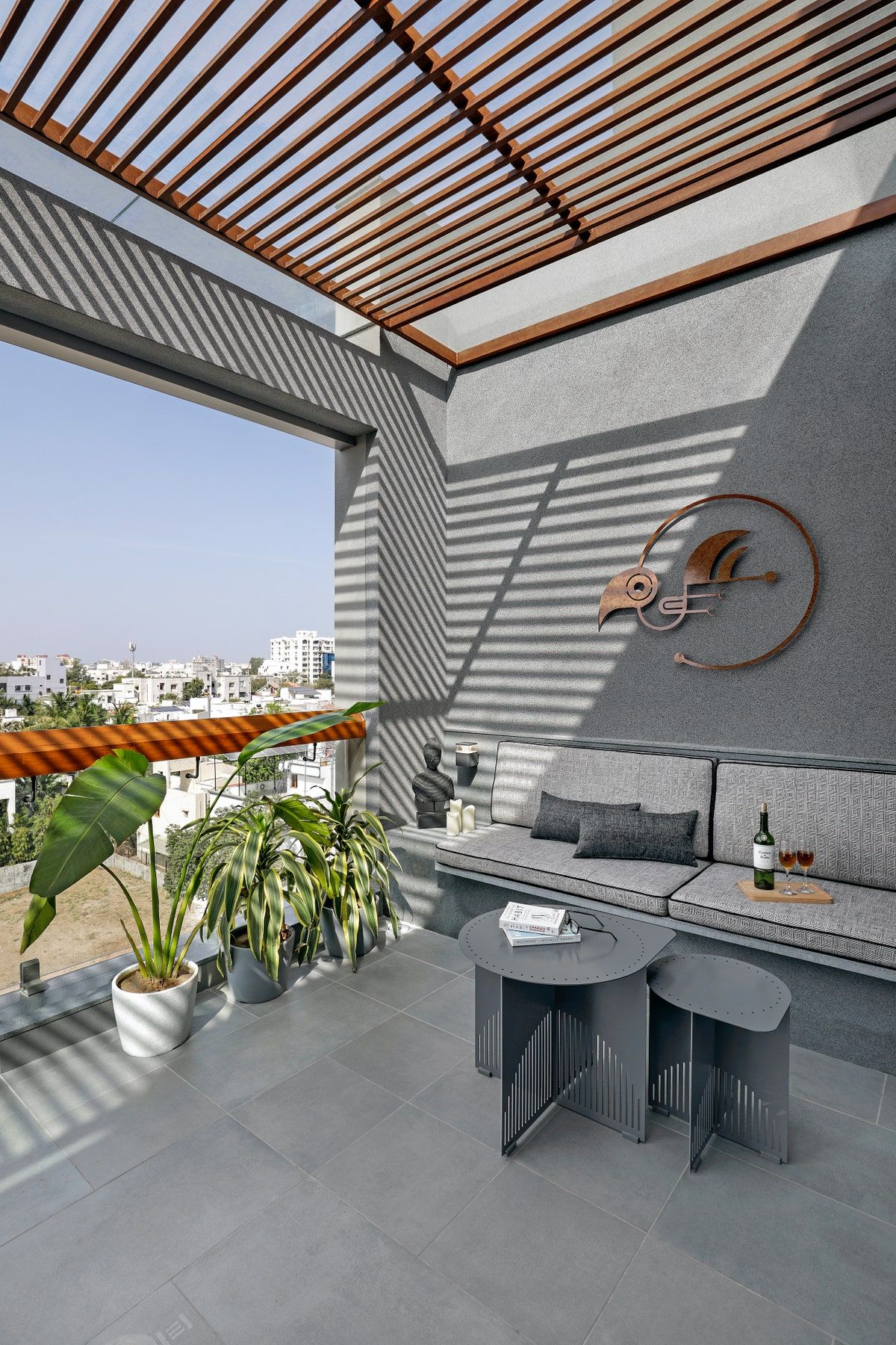Outdoor Landscape Enhancements with Custom Pergolas Chennai image 3
