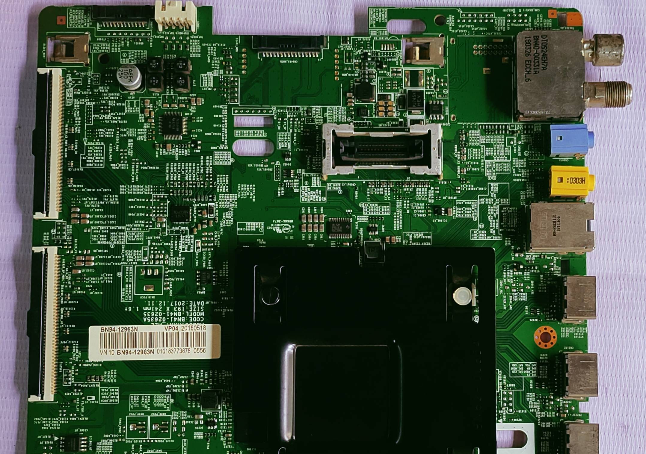 Samsung UA43NU7470UXXL Android Mother Board (BN94-12963N) #wb18 image 3