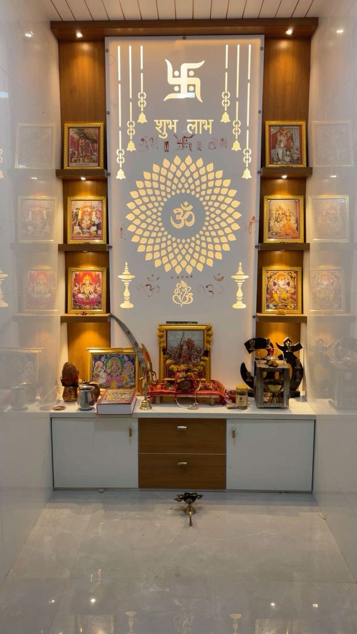 Pooja Room Interior Design Chennai image 2