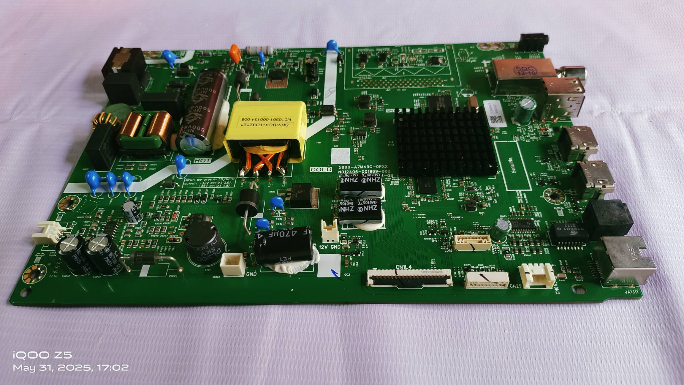 ONEPLUS FHD 40FA1A00 ANDROID New BOARD, MOTHER BOARD, MAIN BOARD #WB01 image 3
