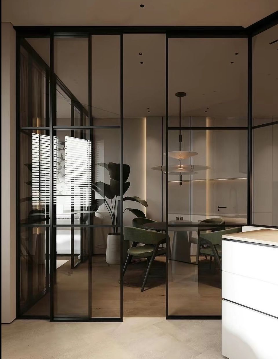 Affordable Glass Partitions for Home and Office Interiors image 4