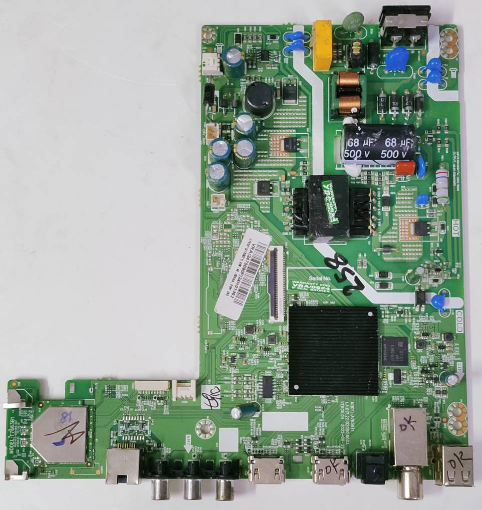 Motorola LE32W4000 Google TV New Combo Board, Motherboard, Main Board image 3