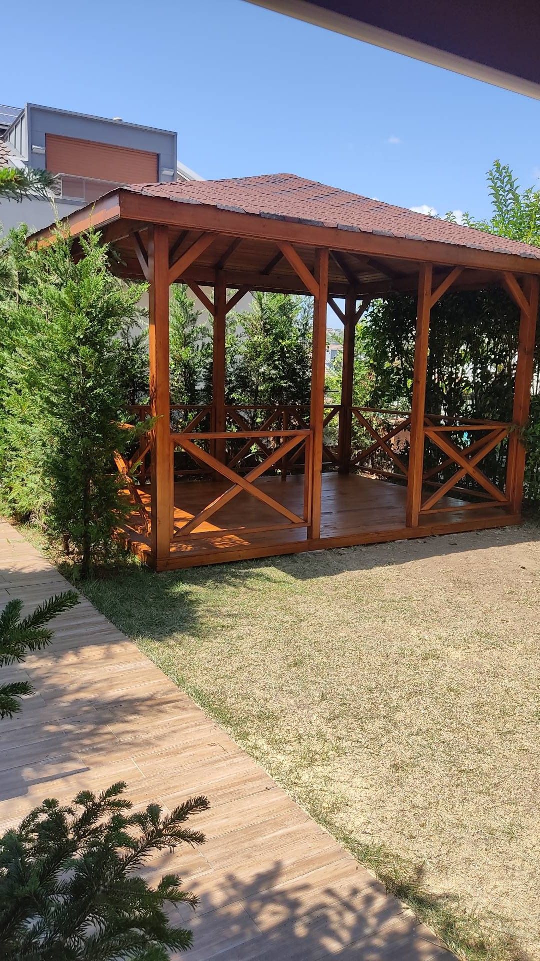 Smart Outdoor Gazebo Installation in Chennai image 2