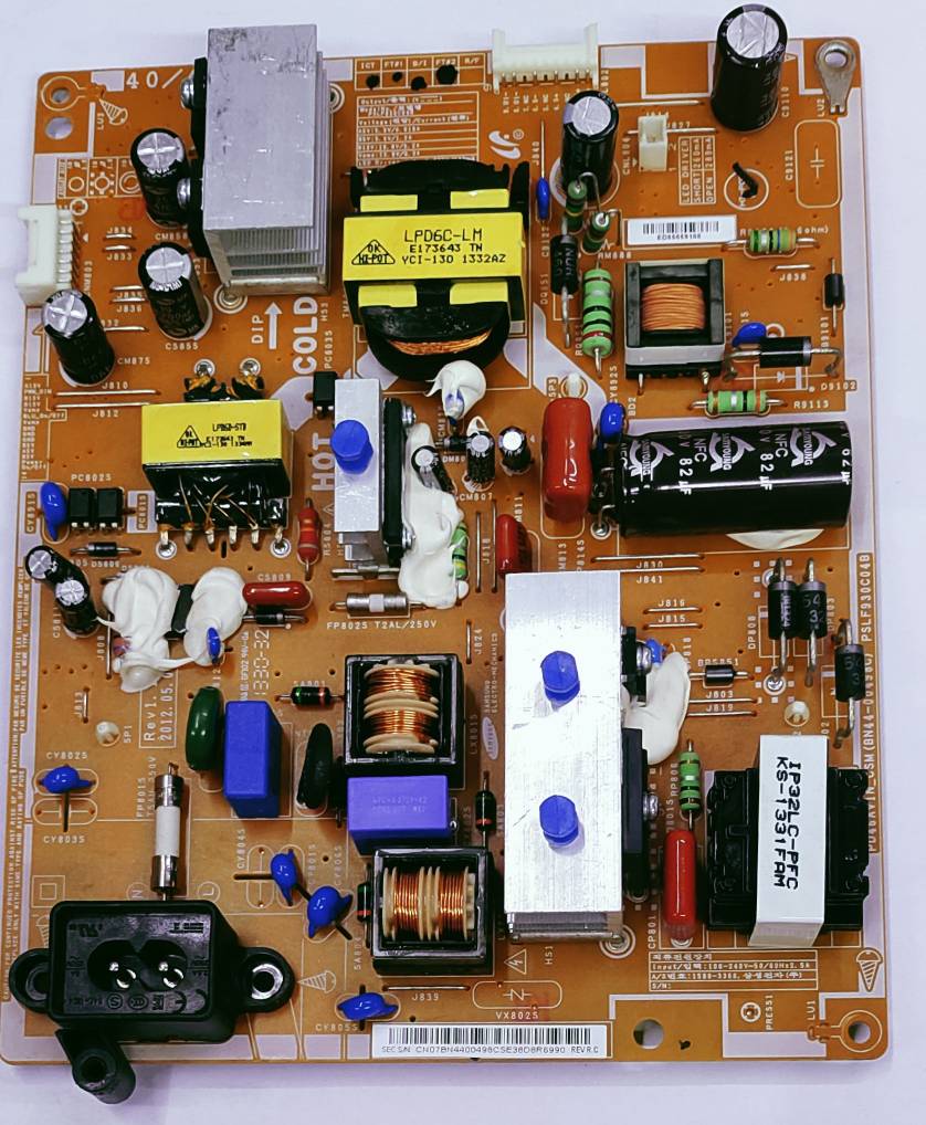SAMSUNG POWER SUPPLY BOARD
MODEL NUMBER
UA40EH500RXZN /
UA39EH5003RLXL image 2