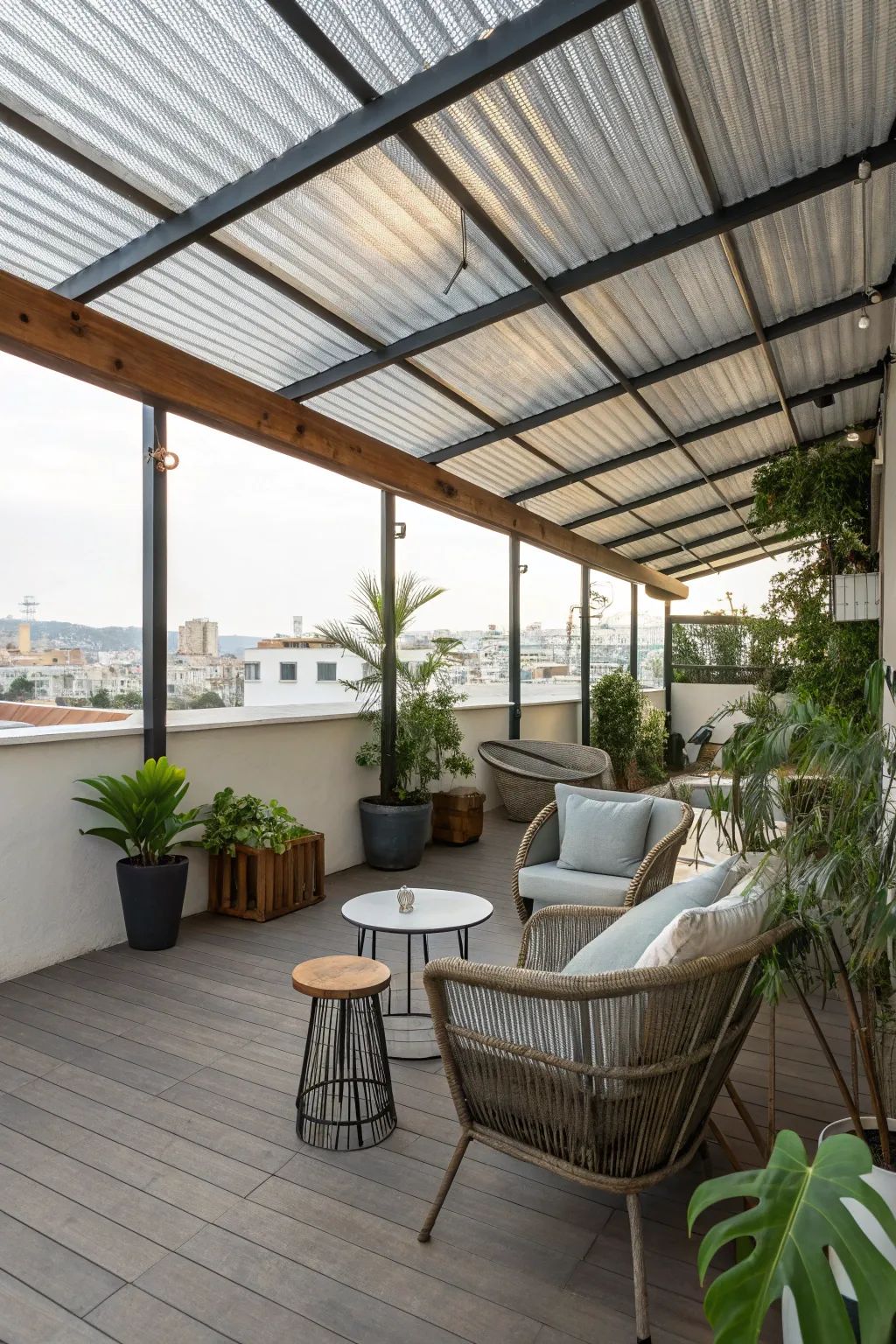 Terrace & Balcony Pergola Designs for Extra Comfort Chennai image 3