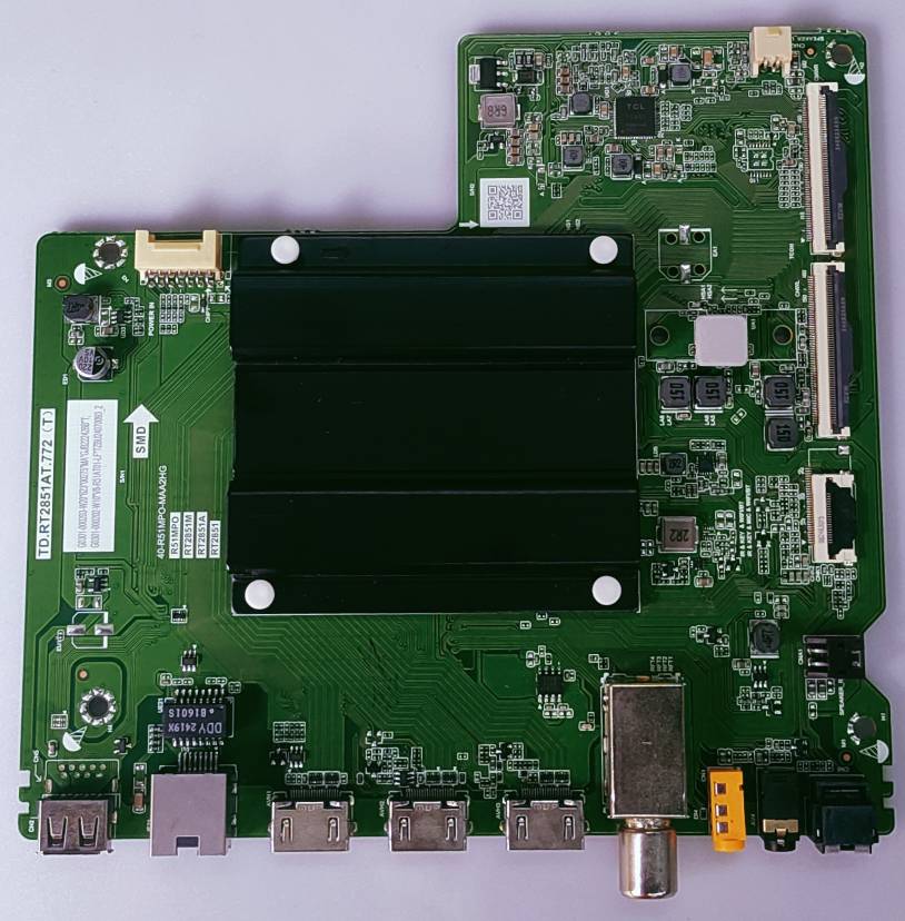 TCL/IFFLACON IFF43U64 4K GOOGLE LED TV NEW MOTHER BOARD TD.RT2851AT.772 (T) image 4