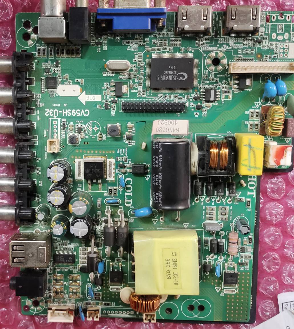 UNIVERSAL LED CV59SH-U32 Main Board #wb32 image 4