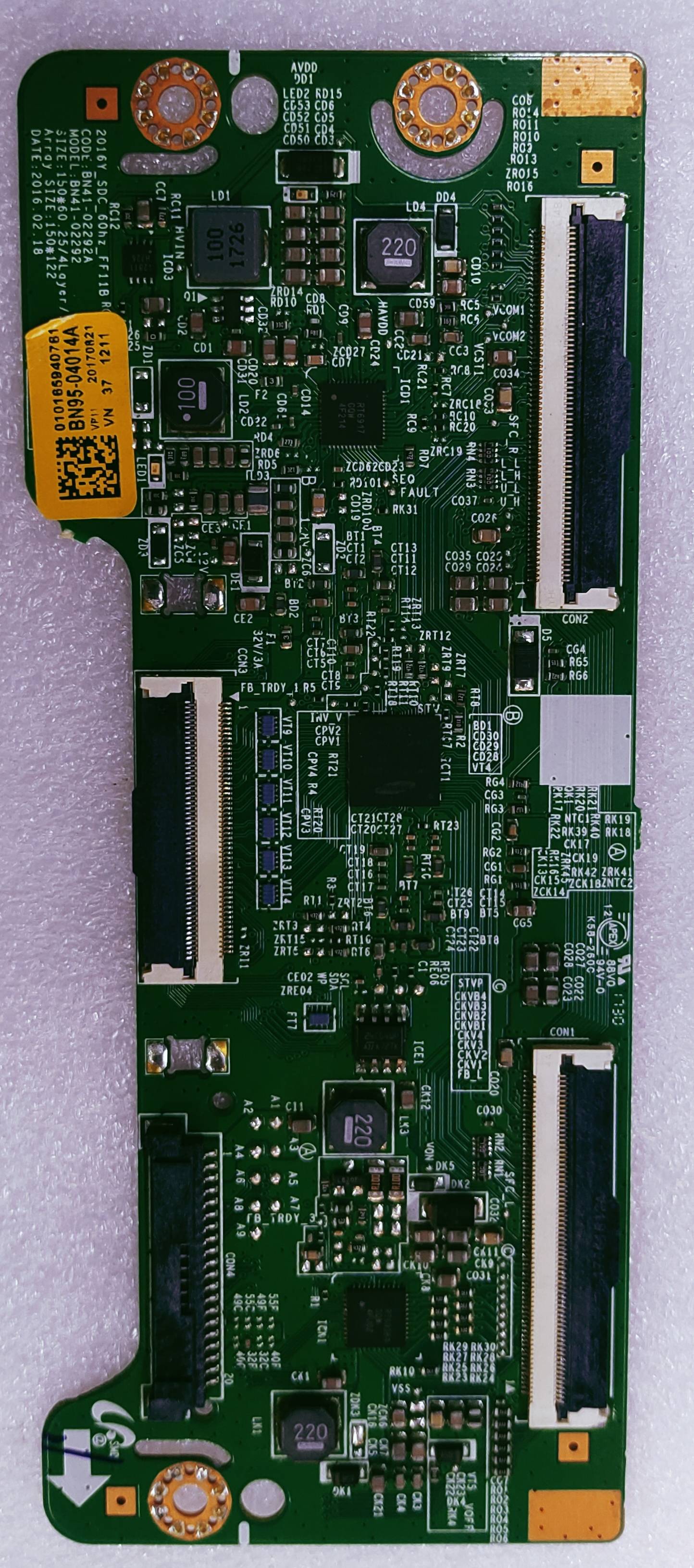 SAMSUNG  UA32K5300 LED TV FHD TCON PART NUMBER BN95_04014A image 5