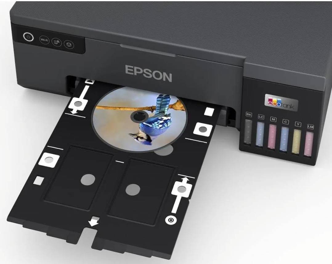 Epson EcoTank L8050 6-Color Ink Tank Photo Printer with Borderless A4 & Wi-Fi image 2