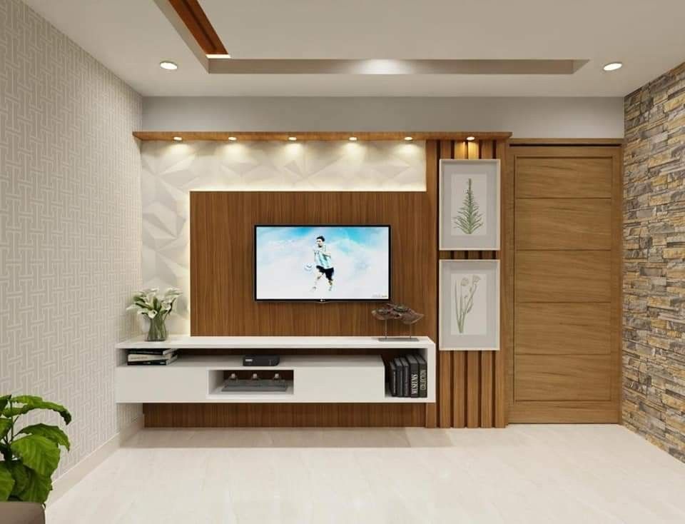 Minimalist TV Wall Panel Designs in Chennai image 5