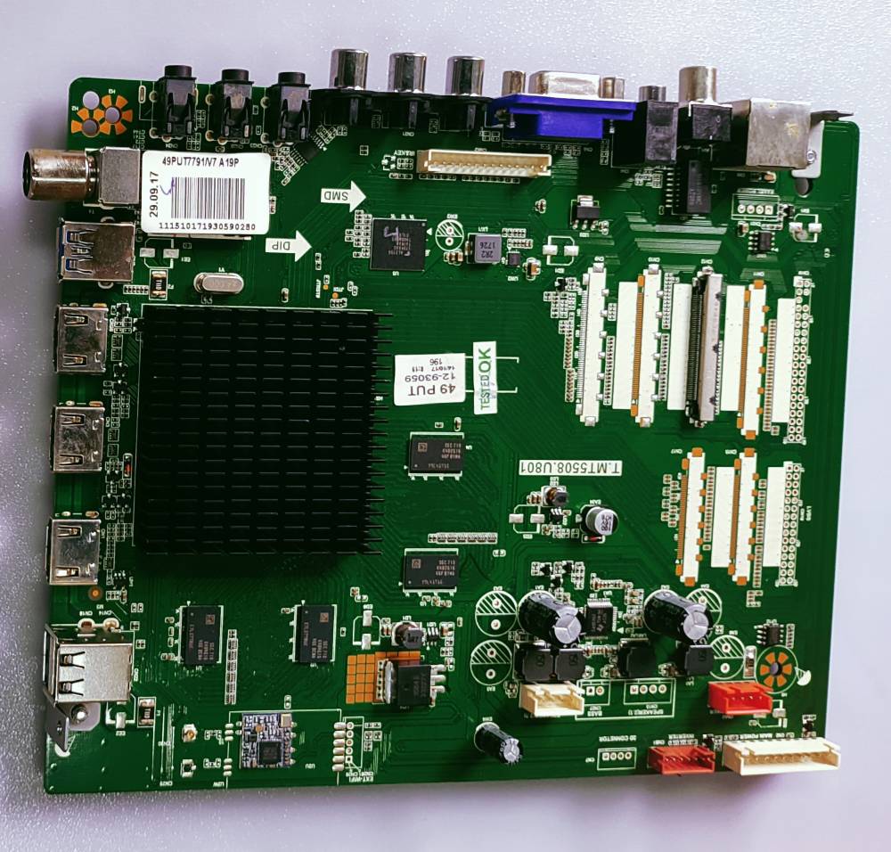VIDEOCON 4K ANDROID LED TV UHDTVVNB55Q519SA Mother Board, VIDEOCON 4K ANDROID LED TV UHDTVVNB55Q519SA Main Board, VIDEOCON 4K ANDROID LED TV UHDTVVNB55Q519SA Main PCB Board, #wb45 image 13