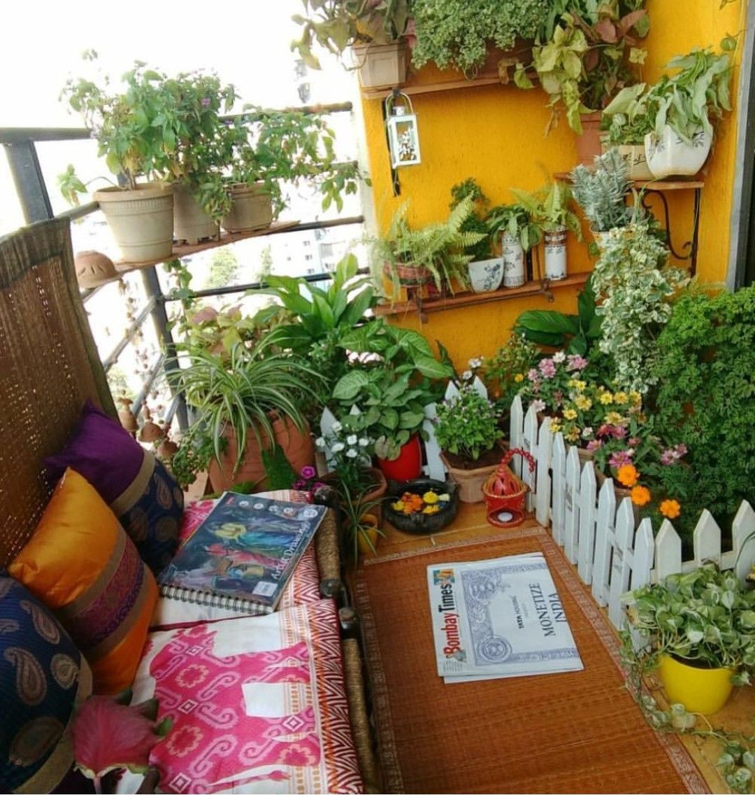 Modern Minimalistic Balcony Garden Designs in Chennai image 2