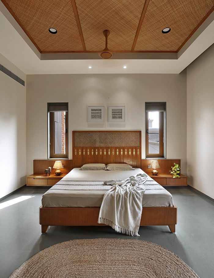 Modern Floating Bed Bedroom Interior Design with Contemporary Luxury Styling image 2