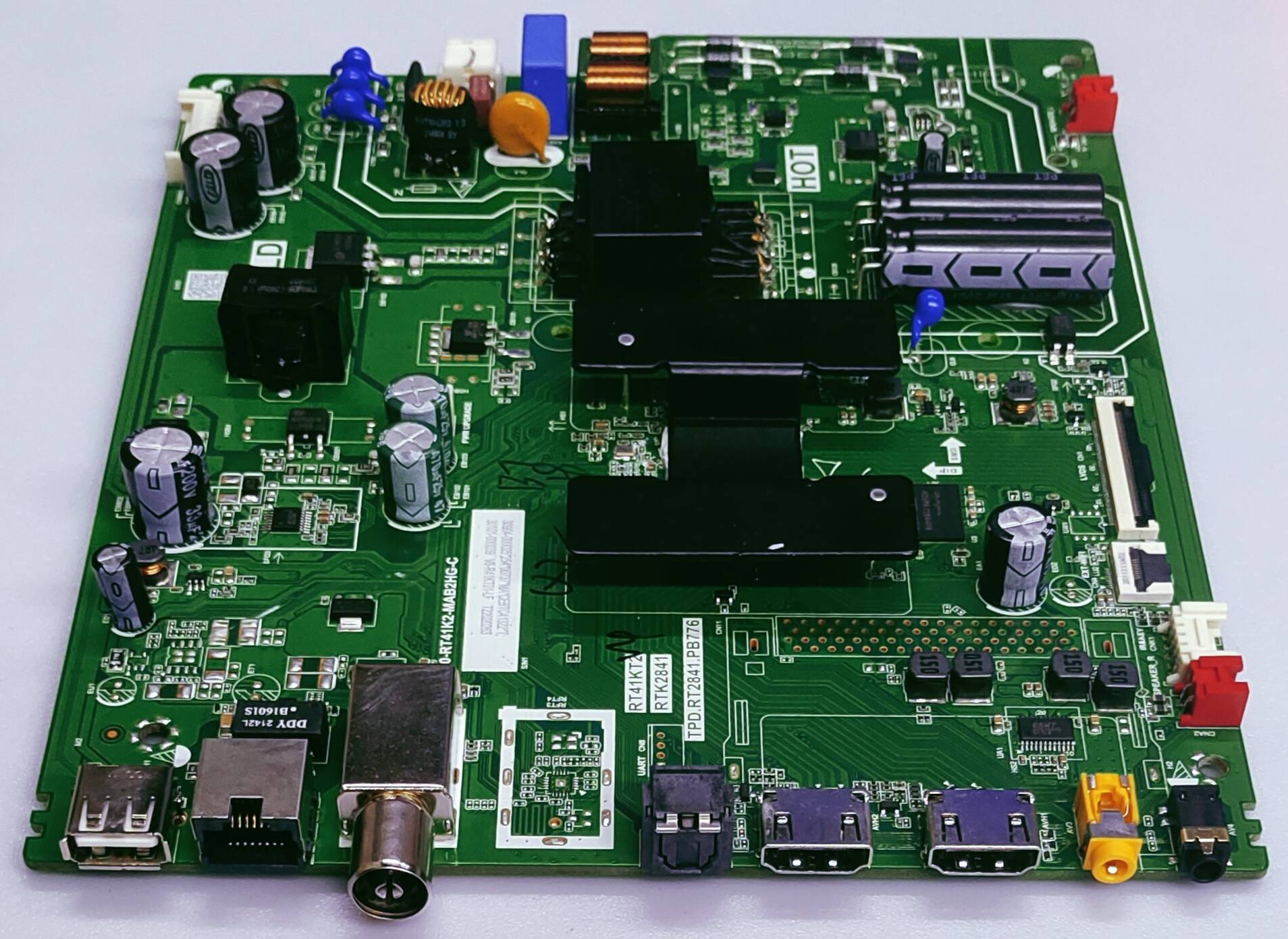 TCL 43S5200 LED TV NEW MOTHER BOARD PART NO. TPD.RT2841.PB776 RT41KT2 RTK2841 image 6