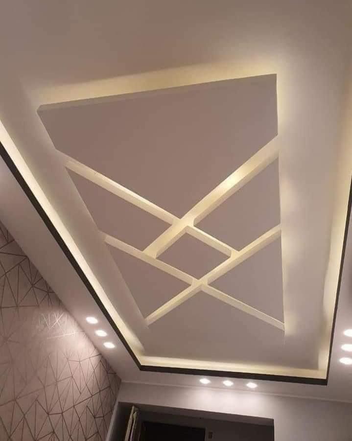 Designer Gypsum Ceiling Ideas image 2