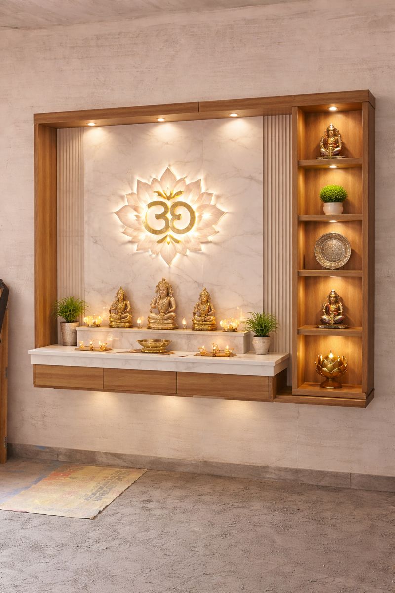 Elegant Pooja Room Design Chennai image 2