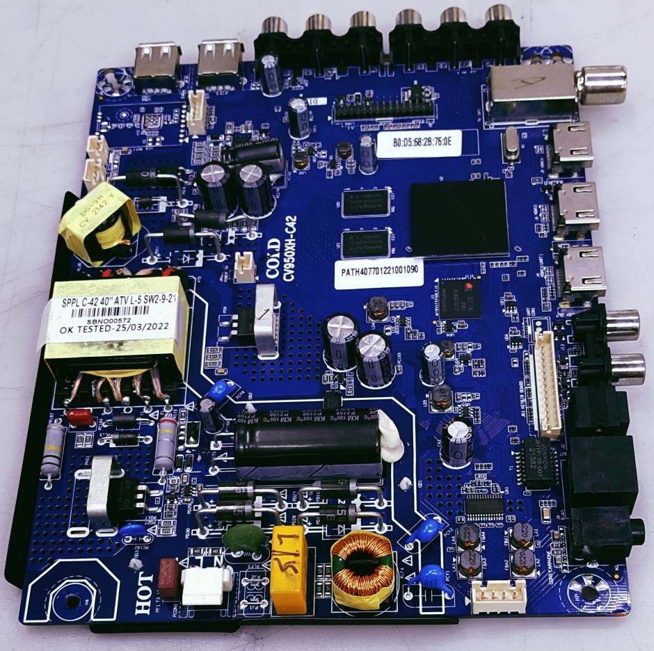 KODAK 43" FHD ANDROID MOTHER BOARD NUMBER CV950XH-C42 image 3