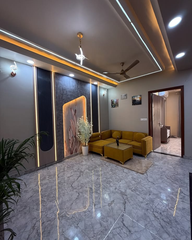 Space-Saving Living Room Interior Design Chennai image 4