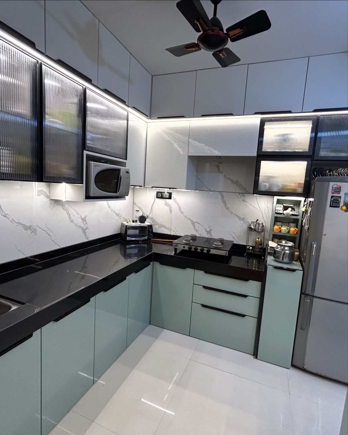Contemporary Kitchen Interiors with Innovative Lighting image 3