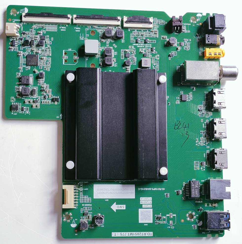 TCL/Iffalcon IFF43Q73 Google LED TV New Motherboard, Main Board, Main PCB ( TD.RT2851MT.775 (T)) image 5