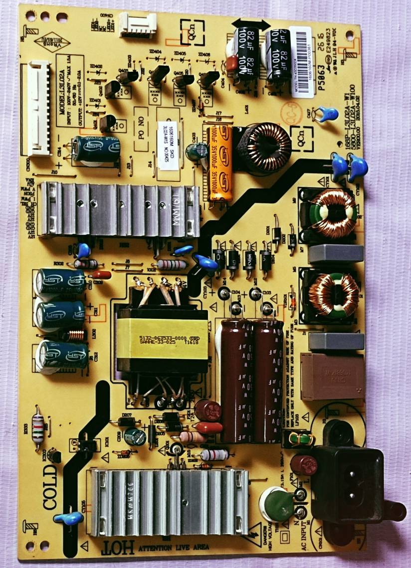 PANASONIC TH-43D350DX POWER SUPPLY BOARD, SMPS BOARD, #wb29 image 3