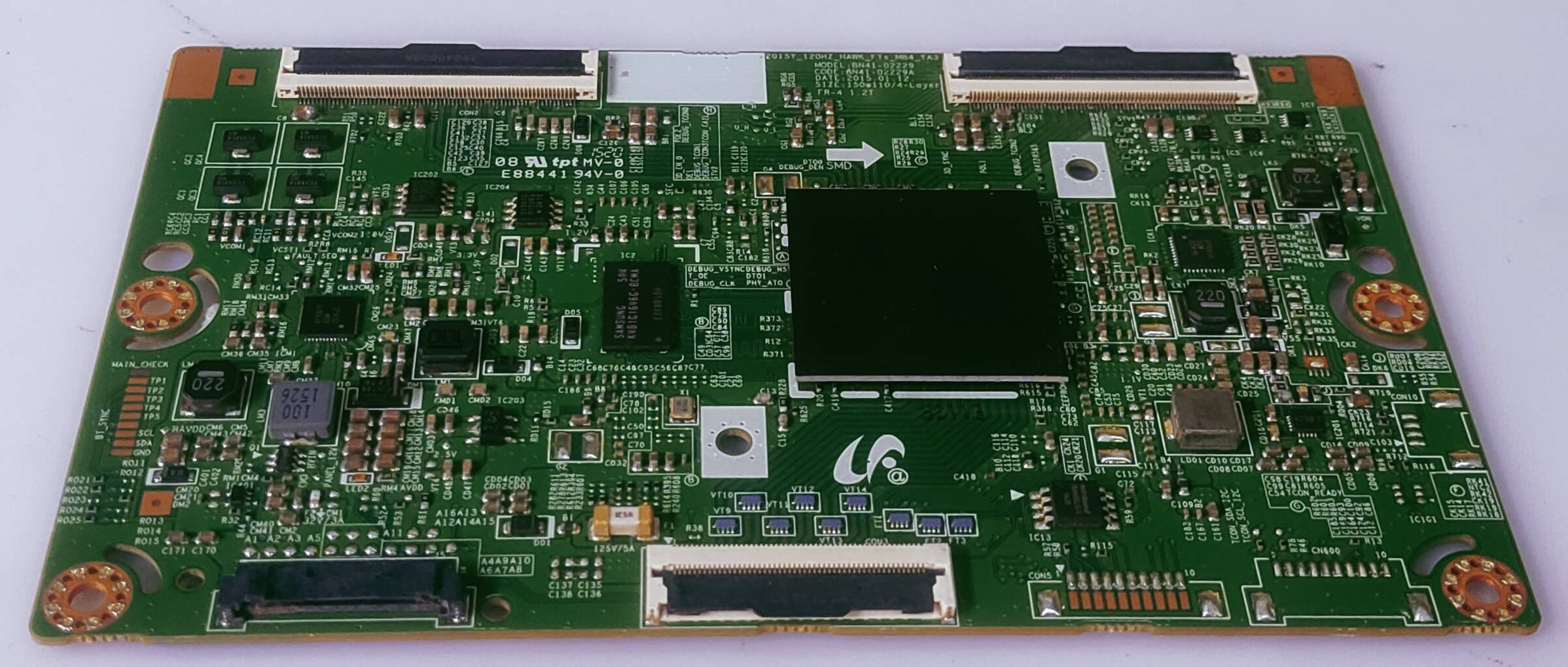 SAMSUNG UA32BJ6300AK LED TV TCON PART NUMBER E88441 94V-0  image 2