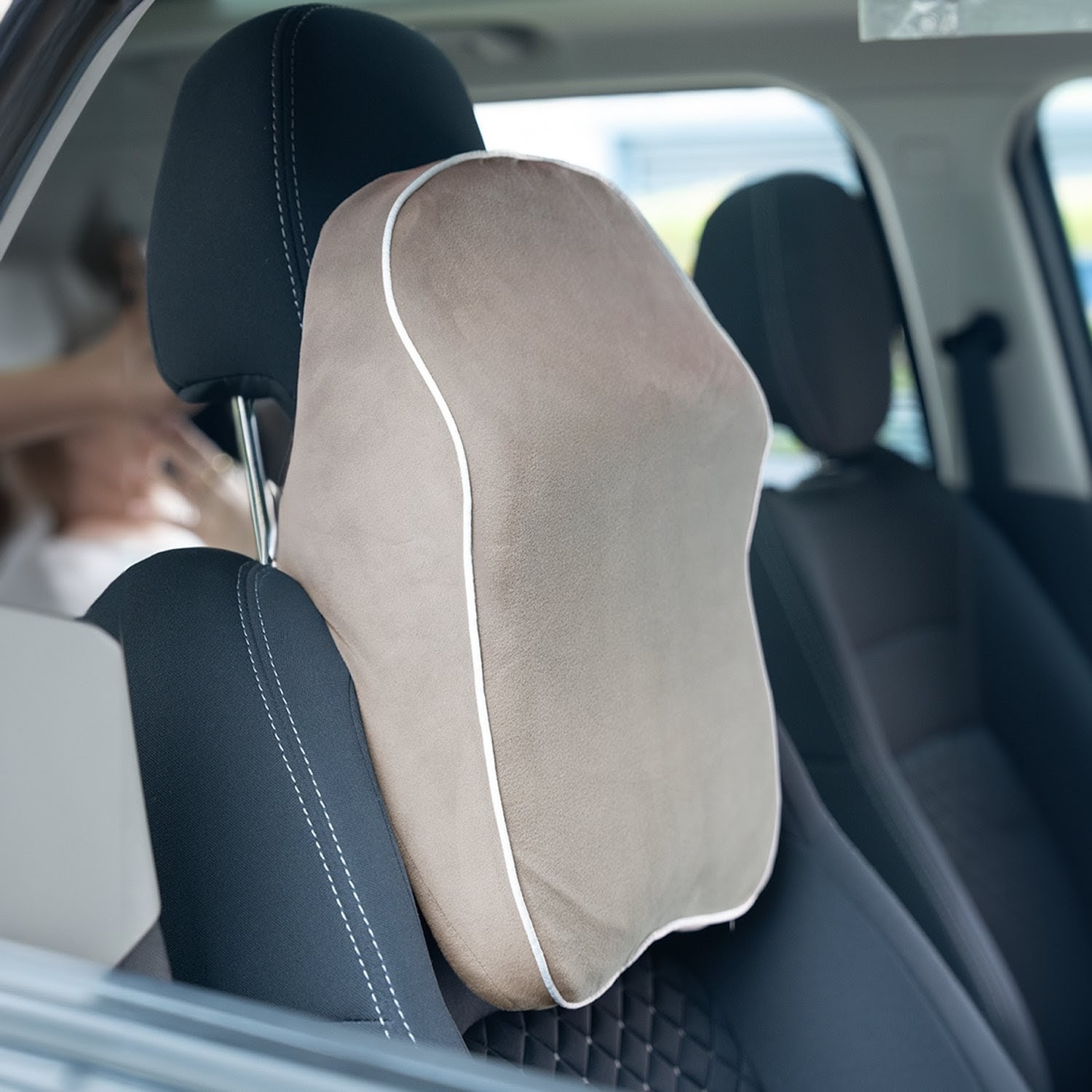 Pillow Tree Car Neck & Headrest Pillow Large– Premium Comfort & Support for Every Drive image 2