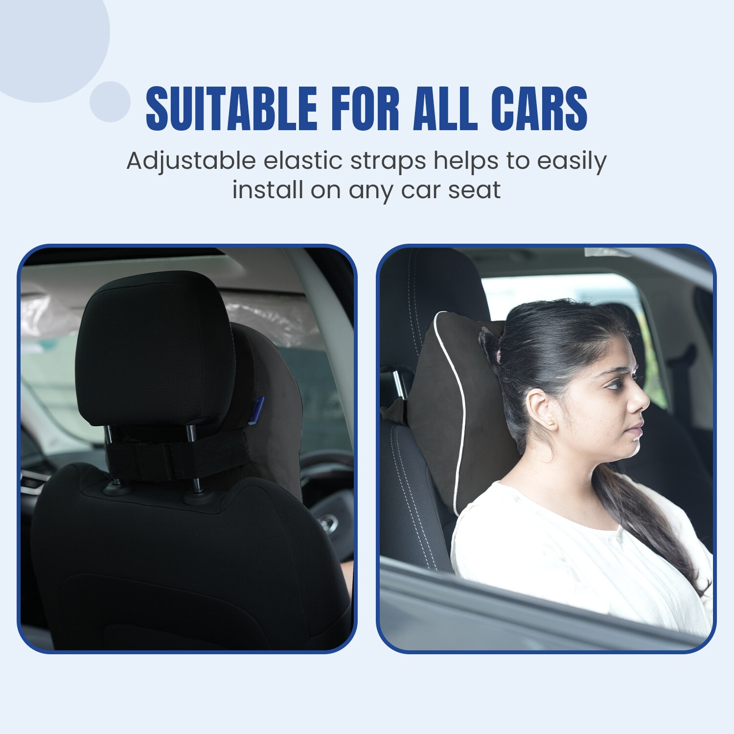 Pillow Tree Car Neck & Headrest Pillow Large– Premium Comfort & Support for Every Drive image 3