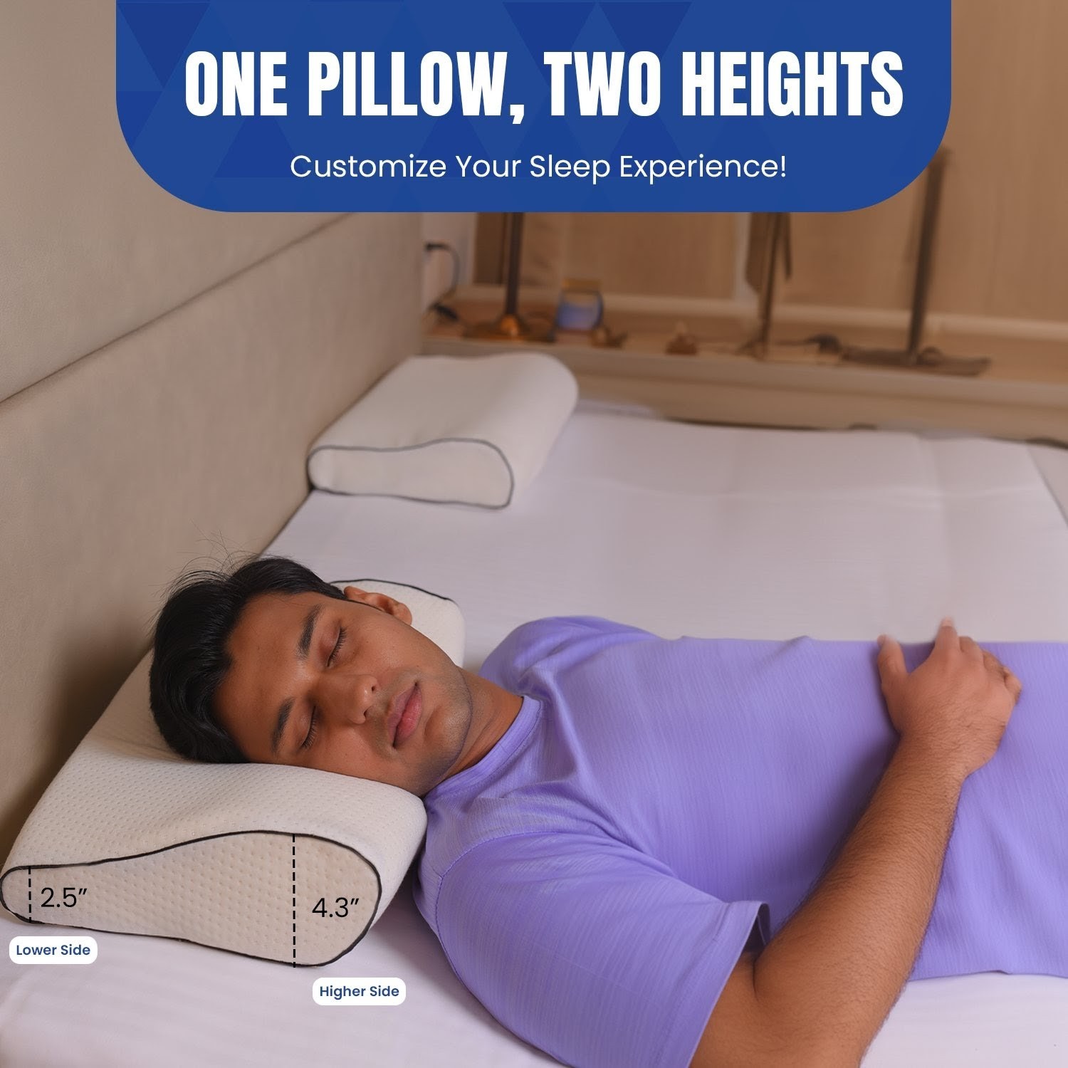 Pillow Tree Sleep Contour Pillow – Orthopedic Design for Pain-Free, Restful Sleep image 2