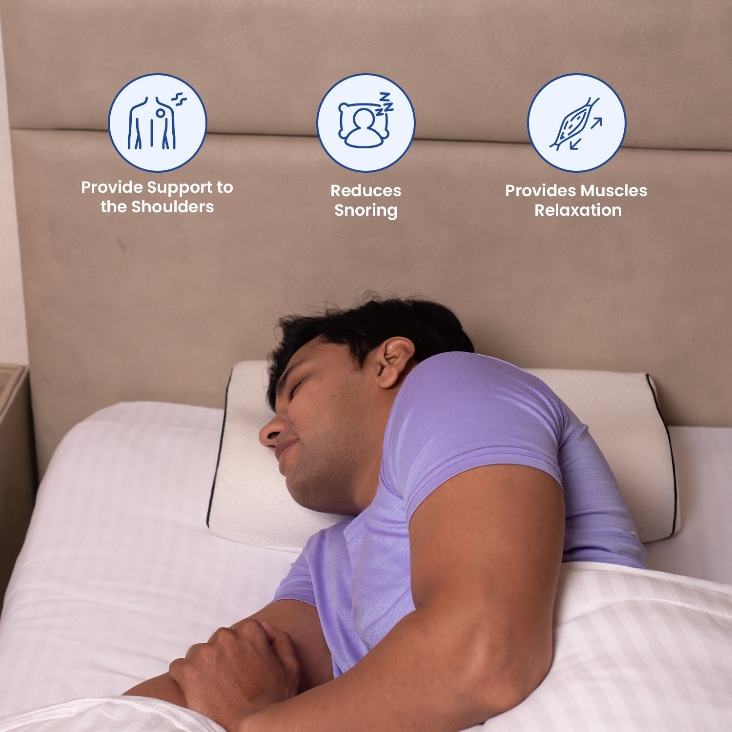 Pillow Tree Sleep Contour Pillow – Orthopedic Design for Pain-Free, Restful Sleep image 4