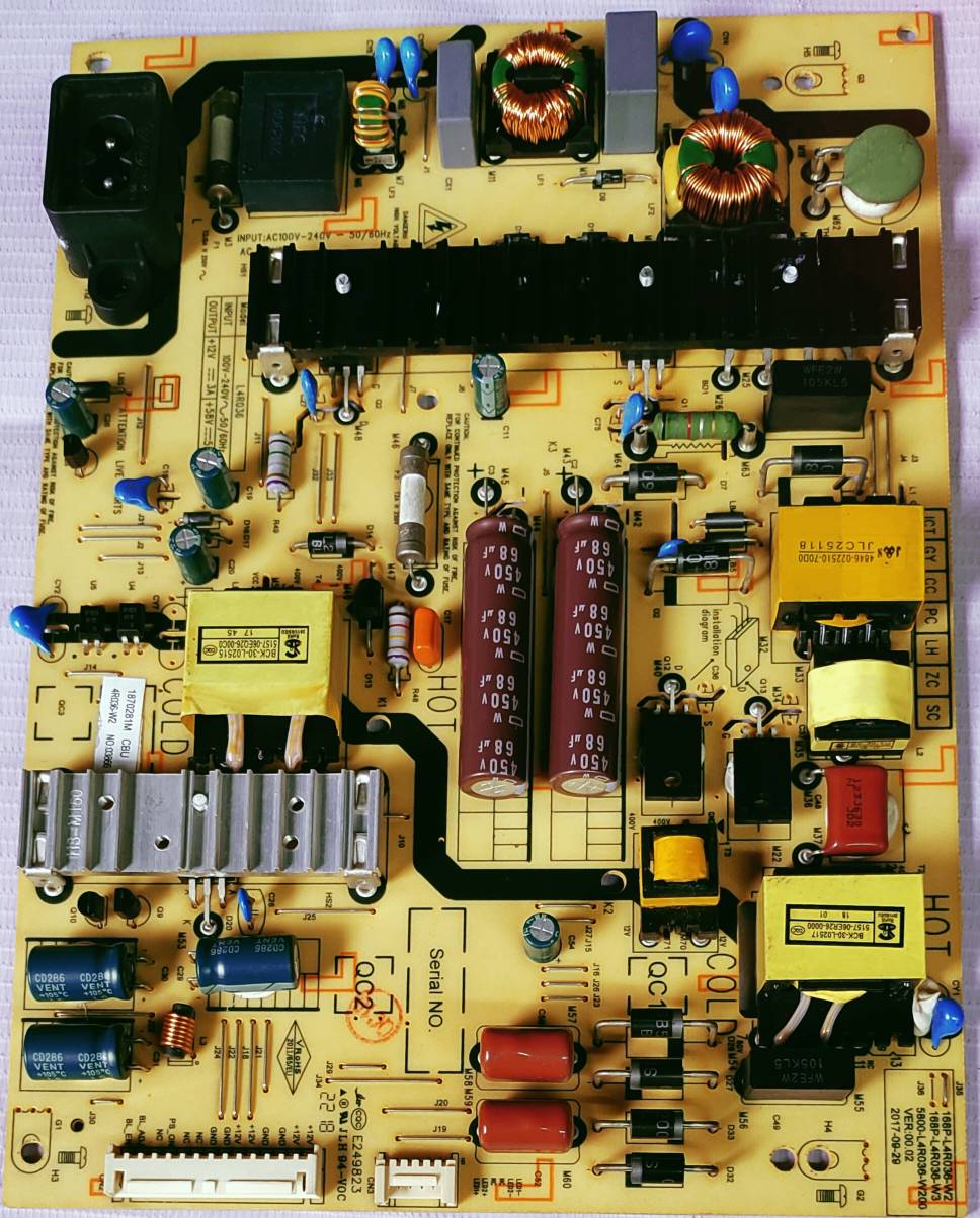 THOMSON 430ATH1000 POWER SUPPLY BOARD , SMPS BOARD #wb30 image 2
