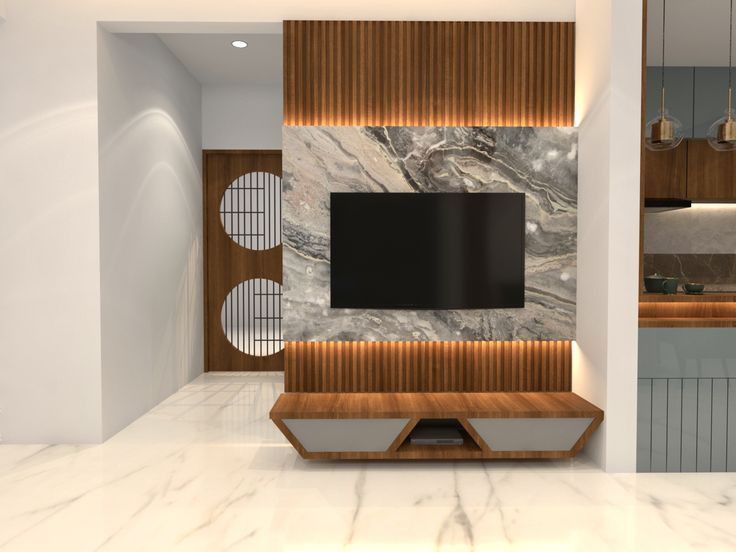 Home Interior TV Unit Wall Panels in Chennai image 2