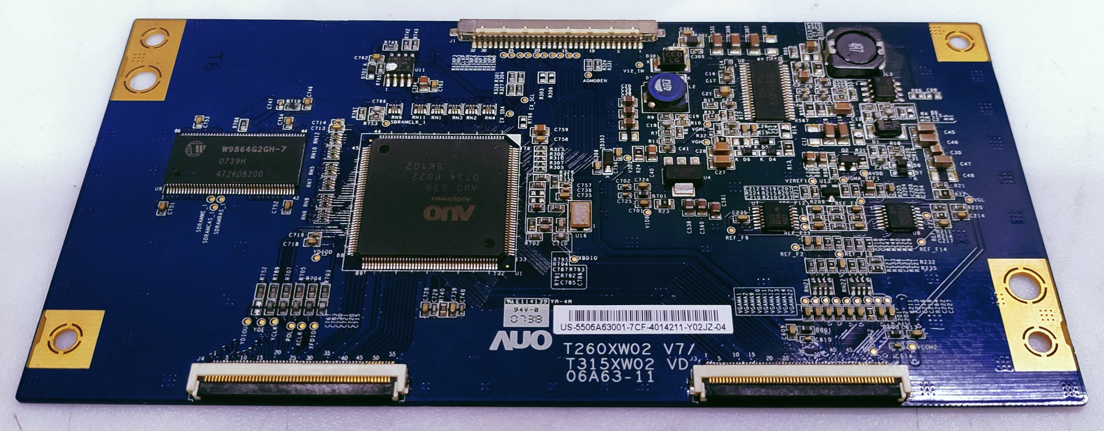 AUO TCON T260XWO2 V7 T315XW02 VD 06A63-11 LED TV TCON image 3
