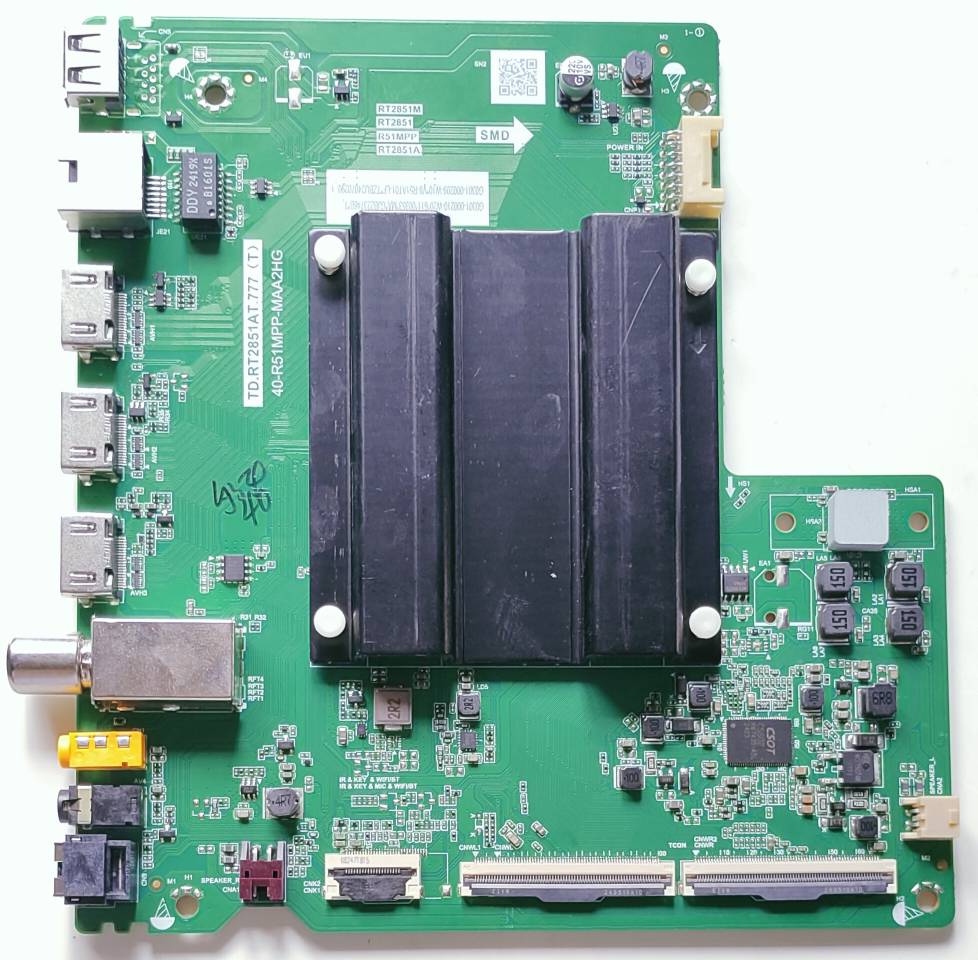 TCL/Iffalcon IFF55U64 Google LED TV New Motherboard, Main Board, Main PCB (TD.RT2851AT.777 (T)) image 4