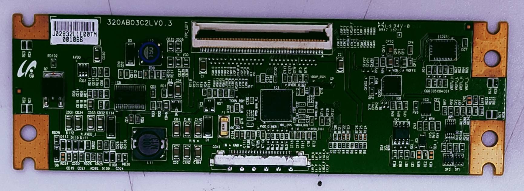 Samsung J02832L1 T-con Board Part NO.320AB03C2L V0.3 image 3