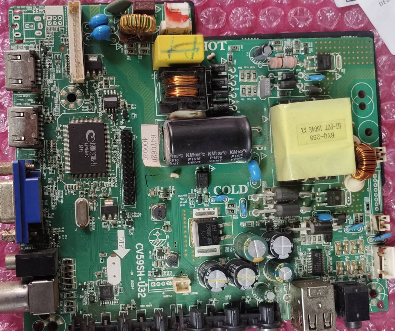 UNIVERSAL LED CV59SH-U32 Main Board #wb32 image 3
