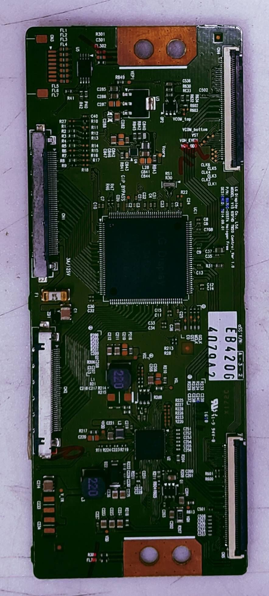 EB420G 4079A T-con No.V15,65 FHD TM20 P/N 6870C-0557AP (DESICNED:2014.09.01  image 6