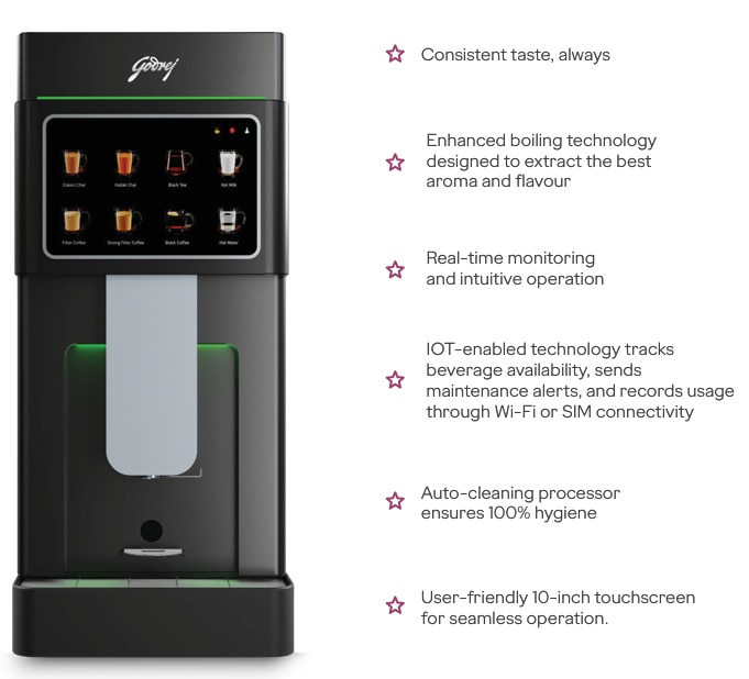 Godrej Filter Coffee & Tea Vending Machine on Rent image 2