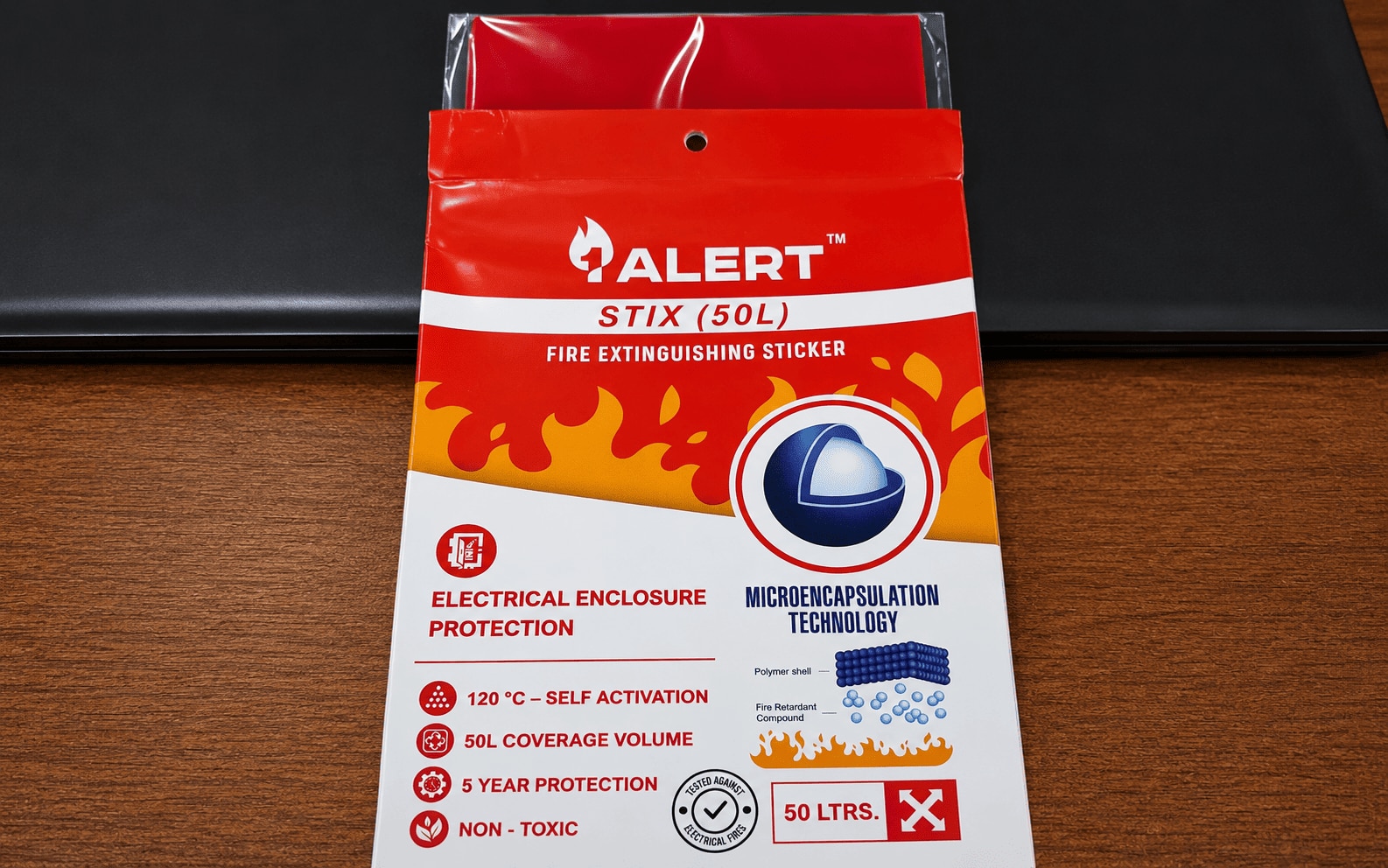 FIRE EXTINGUISHING STICKER image 2