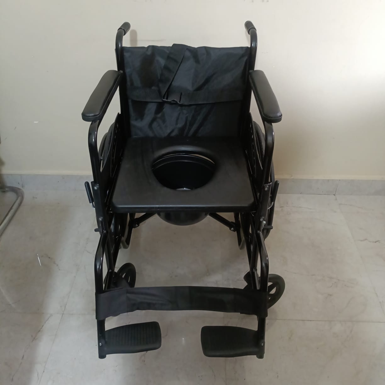 FOLDING COMMODE WHEELCHAIR (SEAT LIFT) image 5