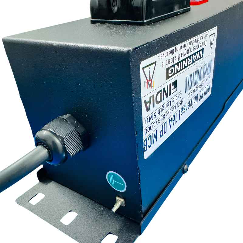8 Way Universal Socket Horizontal Rack Mount PDU image 3