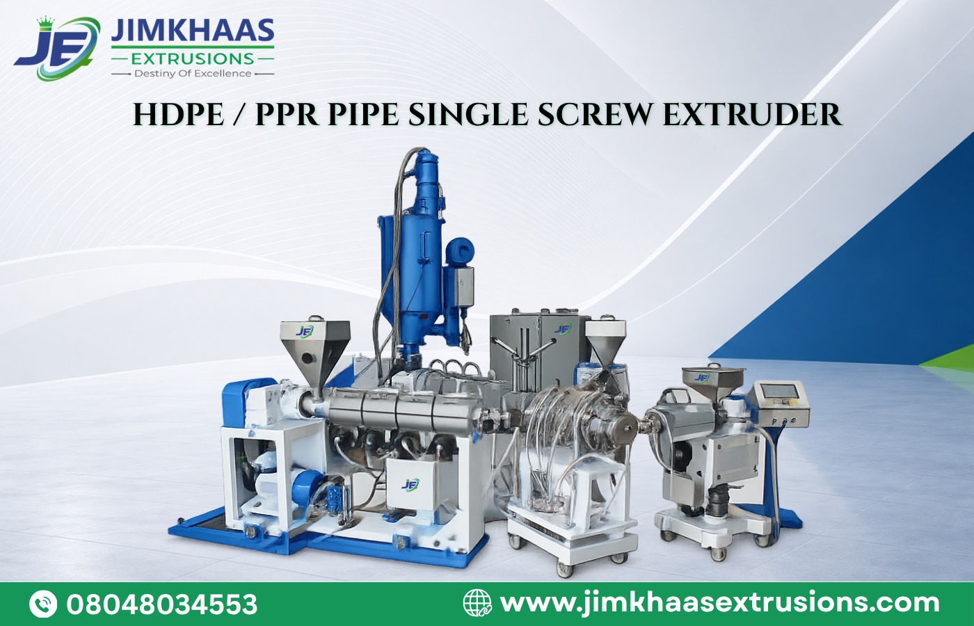 HDPE PIPE EXTRUDER MACHINE image 2